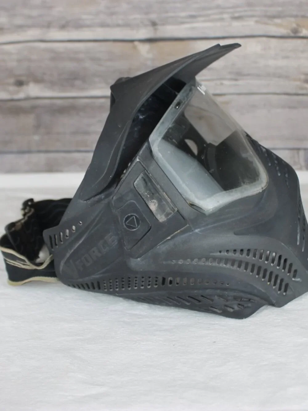 V Force Grill Paintball Mask Face Mask Black Eye Mask Adjustable Straps -preowne